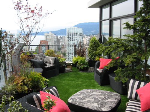 Artificial Grass Roof Patio artificial grass on roof top patio